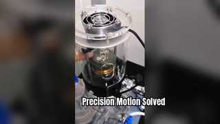 Motor de bobina móvil de movimiento lineal de precisión